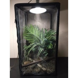 Educational Science   Reptile Cage,  ReptilariumTM 102-Gallon (4.3 Cu Ft), 23 x 23 x 46-inch, REP102