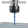 EANOSIC Extra Long 4 Inch Upcut Spiral Router Bit 1/4