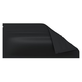Mylar Style Barrier Bags – Zipper w/Heat Seal – 1000 Bags (Matte Black/Matte Black, PR - 6?x2.7?)