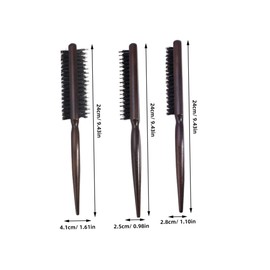VICASKY 3pcs Hair Comb for Women Durable Bristle Brushes for Smoothing Tail Comb for Precision Styling for All Hair Types Elegant Design for Formal Events