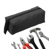 sourcing map Zipper Utility Tool Bag 11.8x4x4 Inch, Black