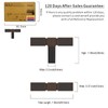 Amerdeco 10 Pack Oil Rubbed Bronze Cabinet Knobs Single Hole