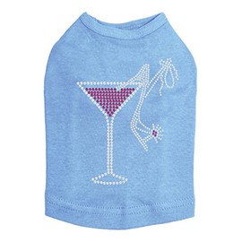Drink & Shoe - Dog Tank, XS Blue