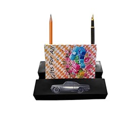 Classic Capri ref75 car on a BLACK desk office tidy stores business cards pens pencil holder paper weight