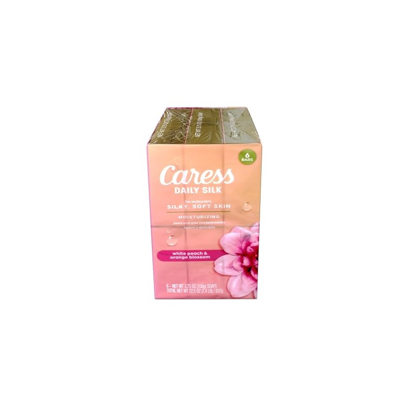 Barra de jabón Caress Daily Silk Beauty para unisex, 6