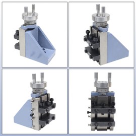 CNCTOPBAOS 210 Mini Lathe Milling Vertical Slide Tool Holder,Cast Iron Lathe Tool Rest Lifting Stroke 3.3" For Instant Milling Operation on Lathes Quick Change Tool WM180V WM210V Clamping Range 2.95"