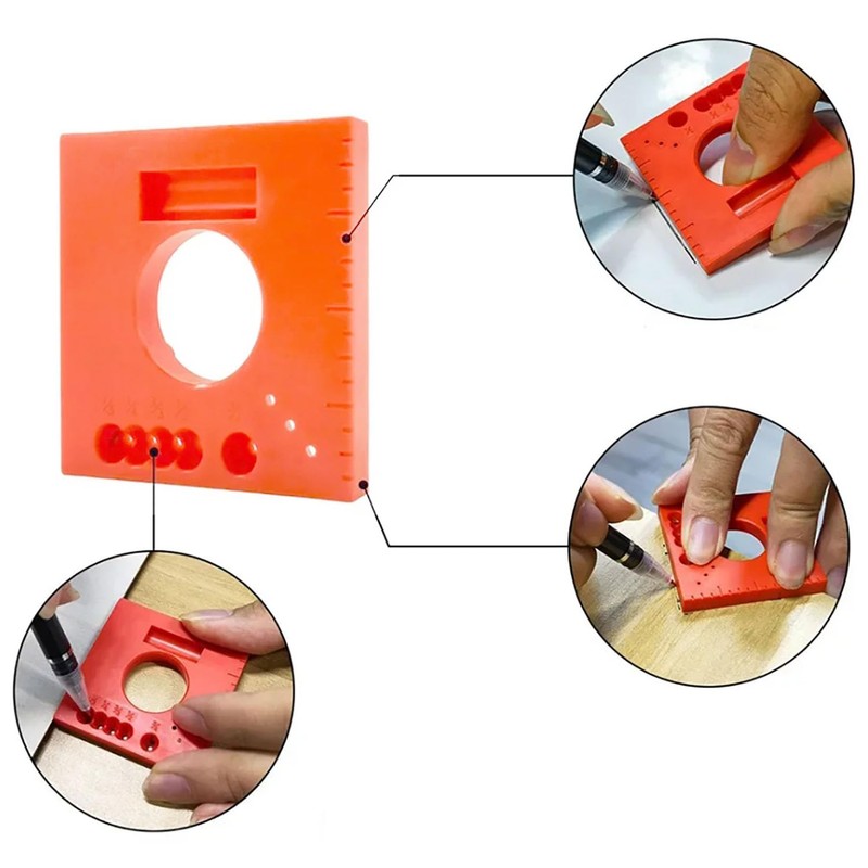 FINBe Mark Offset Ruler with Horizontal Bead Offset Trimming Gauge