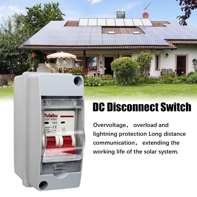 DC Miniature Circuit Breaker 1000V, IP65 Waterproof PV Solar DC