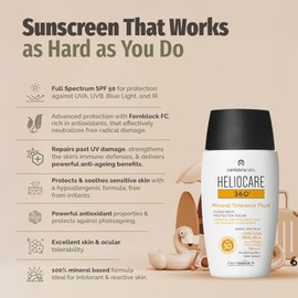 Heliocare Fluido de tolerancia mineral 360 SPF 50 | 1.7 fl oz