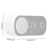 Digital Alarm Clock HIFI FM Radio Rechargeable Bluetooth 5.0 Speaker