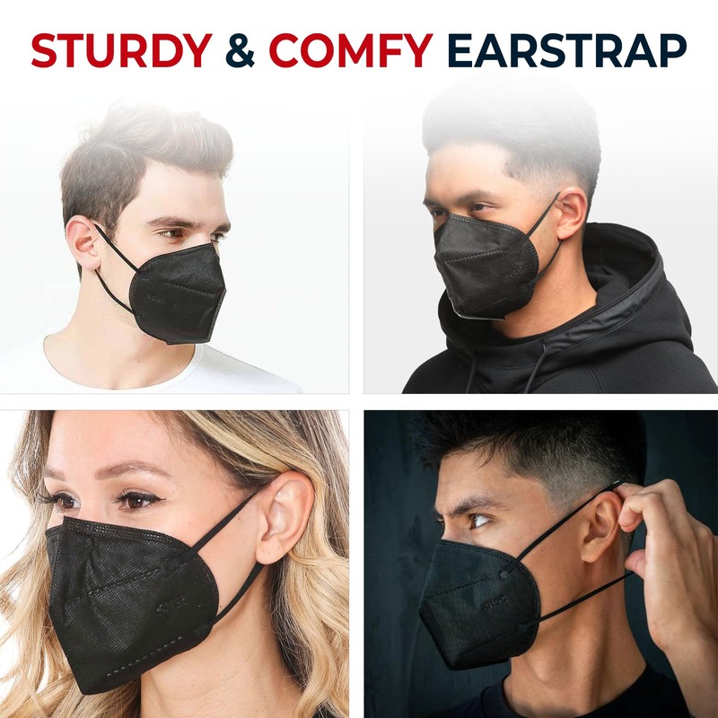 [30 PACK] 5-Ply Disposable Face Mask - Premium Material and