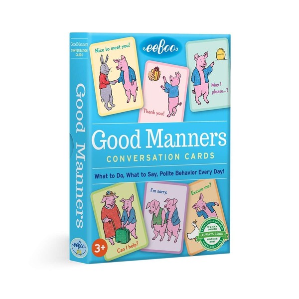 Eeboo Flash Cards | Good Manners Conversation Cards