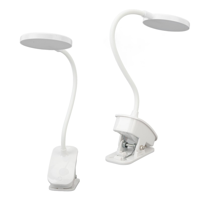 LED Clip Lamp Desk Table Foldable USB Eye Protection Study
