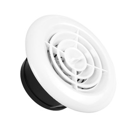 125mm Vent Cover, 5inch Round Adjustable Air Vent Ceiling Vent ABS Ventilation Grille Air Vents Cover for Bathroom Office Room