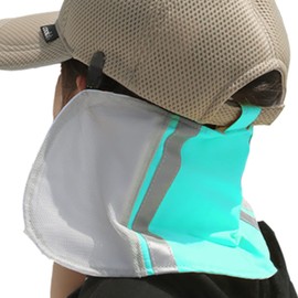 Coolbit CBMC-KIDS (SAX) Met Cover for Kids, Cooling Just With Water, For Children, For Bicycles, Helmet, Cap, Attaches to Hat, Sun Protection, Heatstroke Prevention, Heat Stroke Prevention, Heat Prevention