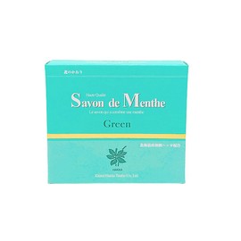 Kitami Hakka Tsusho Savon de Menthe Peppermint Soap, Hokkaido Peppermint Blend (Green)