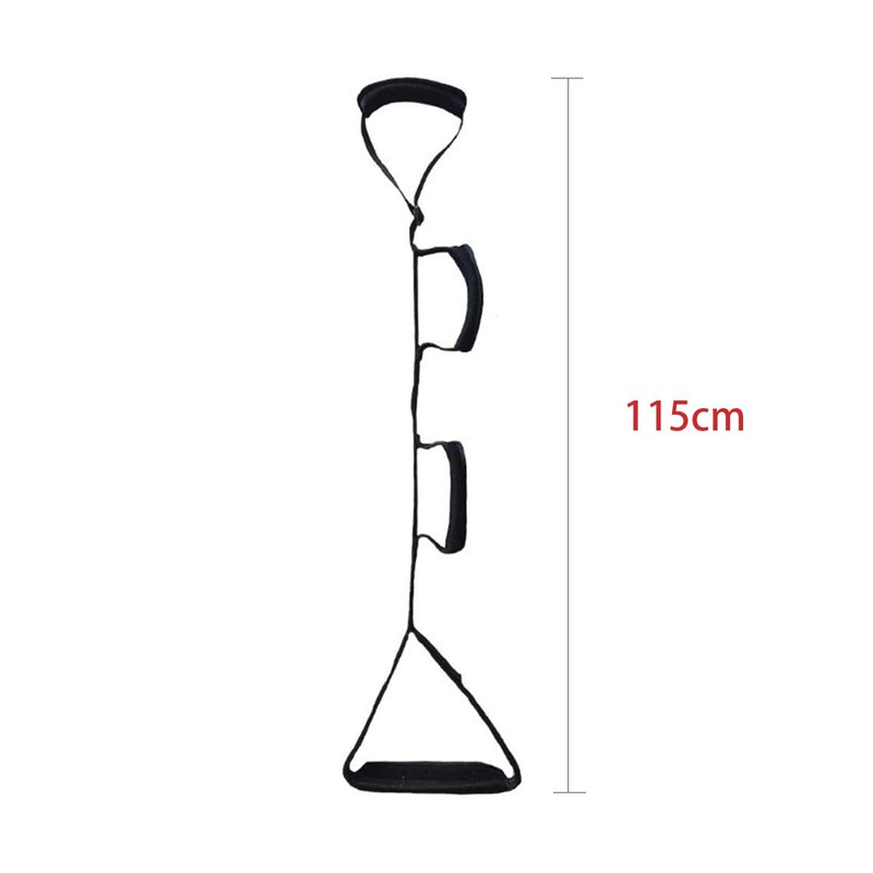 Adjustable Leg Lifter with Padded Handle, Multi-Loop Leg Lifter Strap,