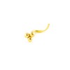 Mondepetit - Yellow Gold 18K Nose Piercing Balls Shine