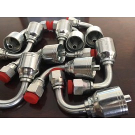 Gator (10 pc)13943 10-8 PK STYLE HYDRAULIC HOSE FITTINGS 1/2" Hose 5/8" FJIC 90 Degree