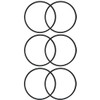 AppliaFit 6-Pack O-Rings Compatible with Whirlpool WHKF-C8 for WHKF-DWHV, WHKF-DWH
