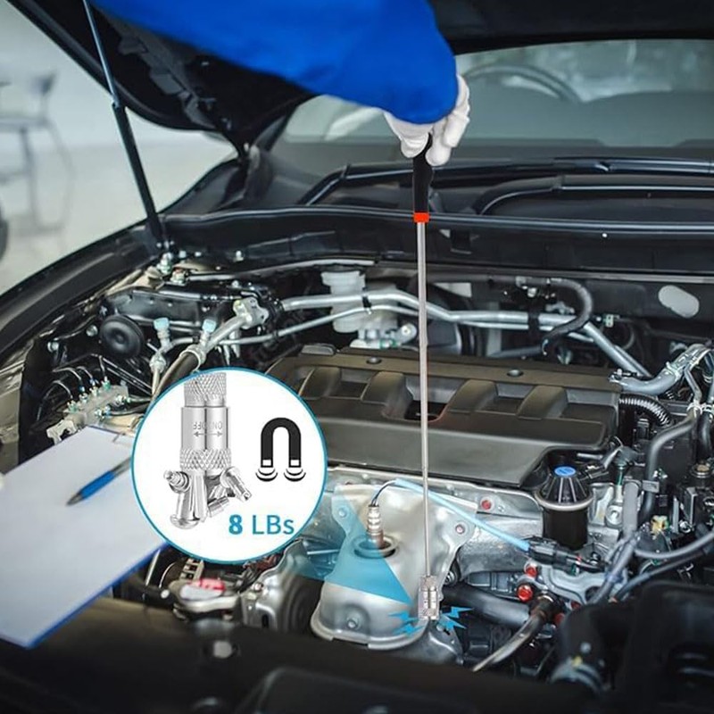 DFsucces Magnetic Tool, Magnetic Stick, Pen Type, Extendable, Strong Magnetic