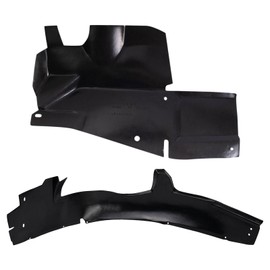 TRQ TRQ Front Inner Fender Liner Set Compatible with 2005-2009 Buick LaCrosse GM1250134 GM1251110