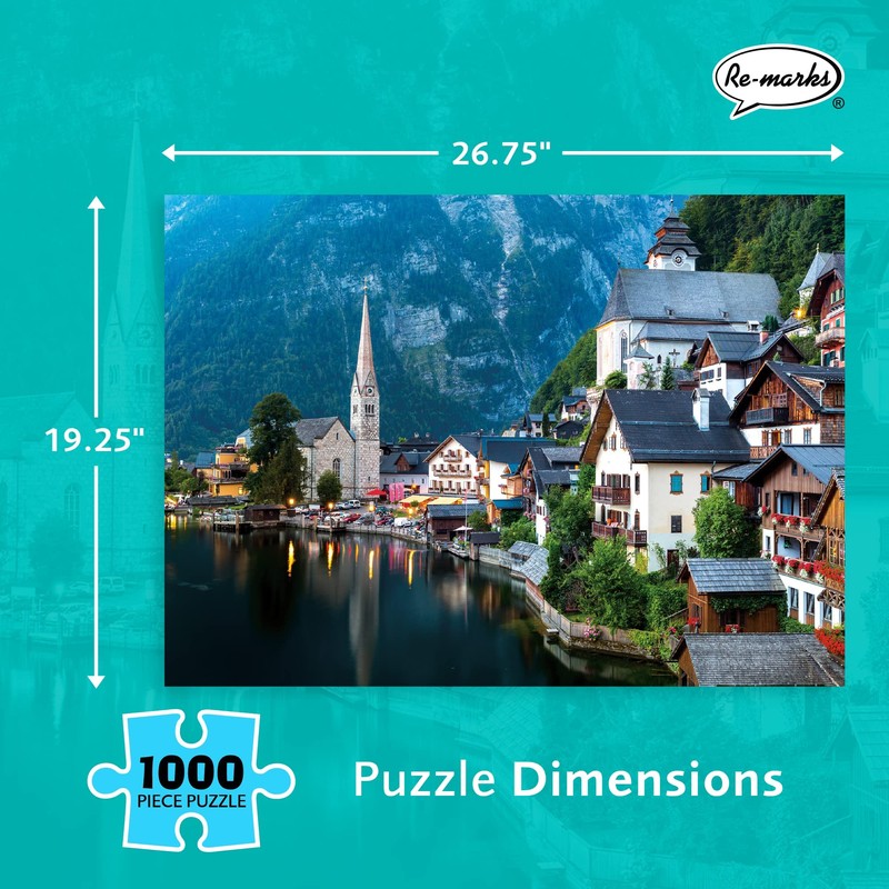 Re-Marks Austria Puzzle, Large 1000 Piece Puzzle for All Ages