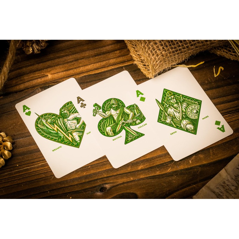 Caesar Playing Cards (Green Edition)