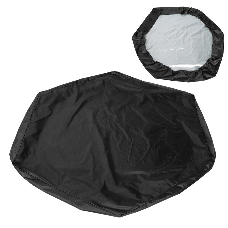 Focket Sandpit Cover, Waterproof Hexagonal Sandpit Cover with Drawstring, Dustproof