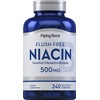 Piping Rock Niacin 500mg | Flush Free | 240 Capsules