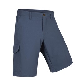 33,000ft Mens Outdoor Stretch Golf Shorts UPF50+ Summer Hiking Shorts Cargo Shorts with 7 Pockets Breathable for Outdoor, Denim Blue-New 40