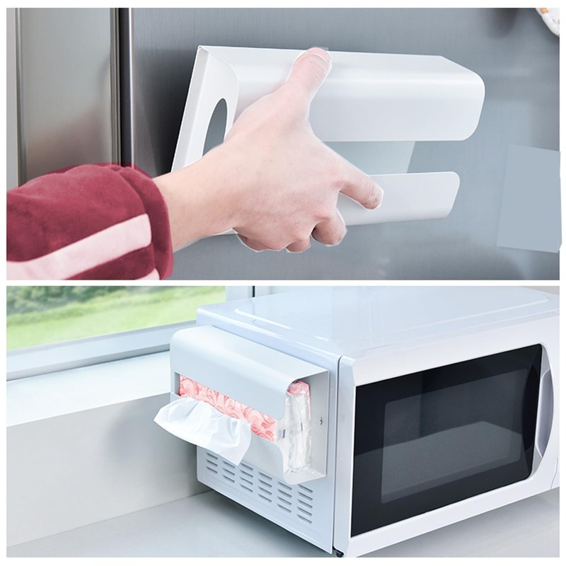 UMJCWELL Magnetic Tissue Case, Strong Magnet, Kitchen Paper Holder, Magnet,