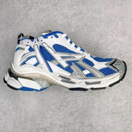 Breathable Retro Paris Style 7 Runner Dad Shoes Unisex Sporty Couple Sneakers Fashionable Mesh Lining Rubber Sole DropshippingColor: White blue, EUR Size: 41