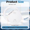 uxcell 2Pcs Boat Hatch, 4" Round Non Slip Plate Inspection