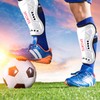 Football Shin Pads, Kids Soccer Shin Guards Large Perforated Breathable