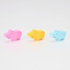 Nakabayashi HPP-ERA-P Hippopo Series Mascot Eraser, Pastel, Pack of 3