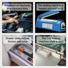 Hoerev 5milx1.5 x33 Yards,Glass Cloth Coated PTFE Adhesive Tape for