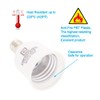 E ENERSYSTEC Candelabra E12 to E26 Light Bulb Base Adapter