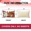 Ussap Valentines Day Squirrel Lumbar Decorative Throw Pillow Cover 12
