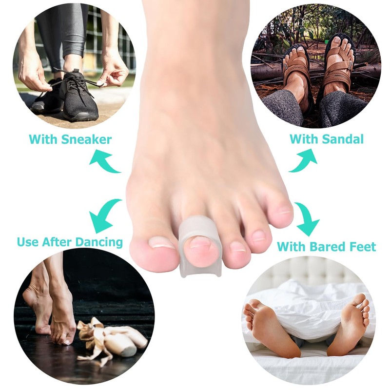 Byehambuni Hammer Toe Corrector, Hammer Toe Straighteners for Curled and