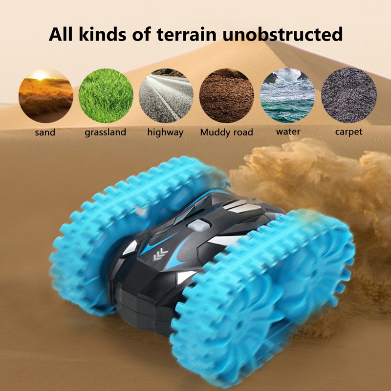 Amphibious Remote Control Car 2.4 GHz 4WD Rechargeable RC Cars