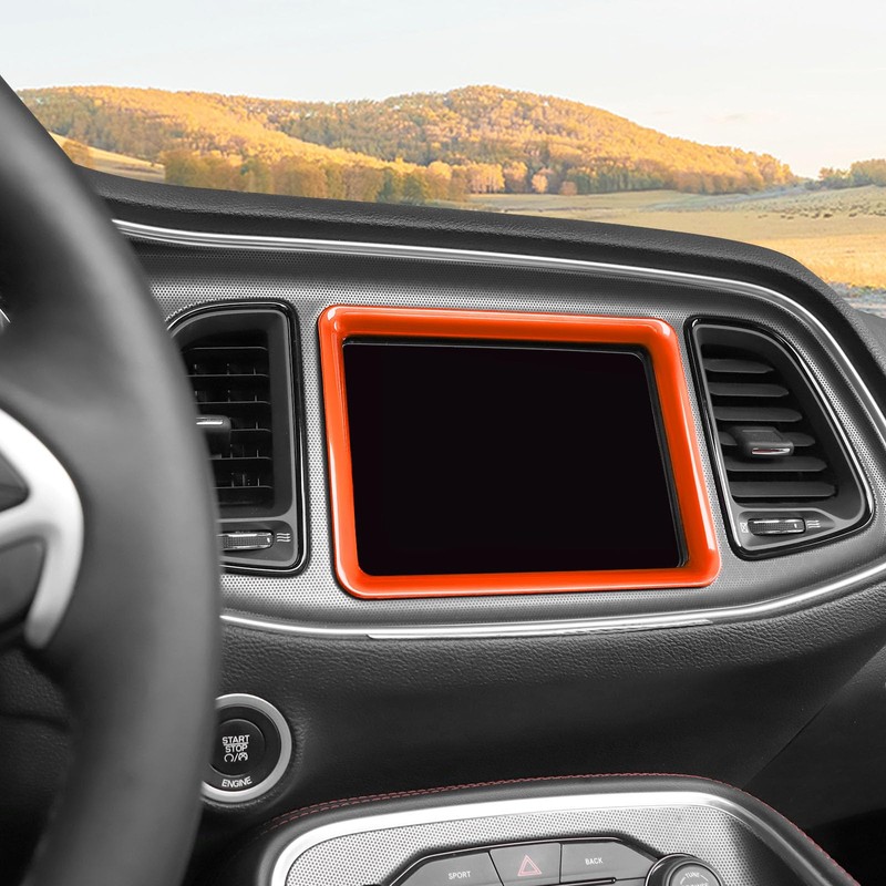 RT-TCZ for Challenger Dashboard Display Screen Trim Frame Cover for