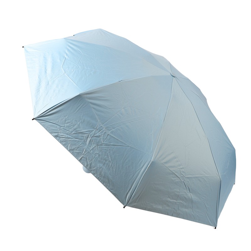 Sun Umbrella Mini Compact Sky Blue Foldable Umbrella for Sunny