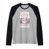 Derm Squad Dermatologist Team Dermatology Raglan Baseball Tee