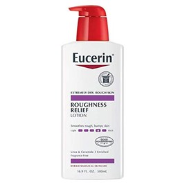 Eucerin Lotion Roughness Relief 16.9 Ounce (500ml) (2 Pack)
