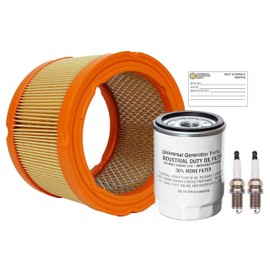 Universal Generator Parts Replacement 0G5894 and 07185ES w/ 491055T Spark Plugs (Kit2)