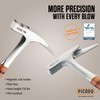 Picard Full-Steel Roofing Hammer, Carpenters Hammer, Smooth Face, Magnetic Nail