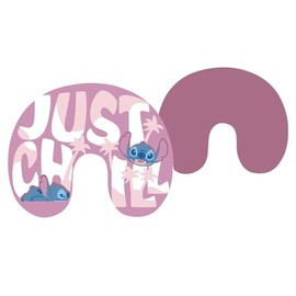 Lilo & Stitch Kids Travel Neck Pillow – Soft, Comfortable Neck Support for Children – Just Chill Design