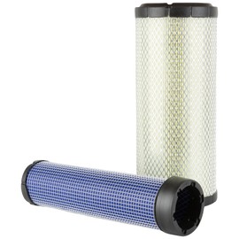 GETOPAUTO 46671&46672 Engine Air Filter Kit Inner Outer Fit for John Deere Skid Steer 240 250 270 CT322 317 Case 40XT 60XT 70XT 75XT 85XT 1840 1845C 435 445 445CT Kubota SVL75 SVL75-2 (set of 2)