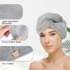 Giantree Microfiber Hair Towels Wrap Women, Twist Hair Towel Microfiber